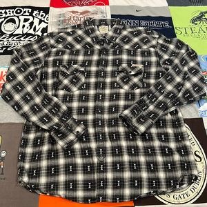 Lucky Brand Flannel Shirt, Size XL